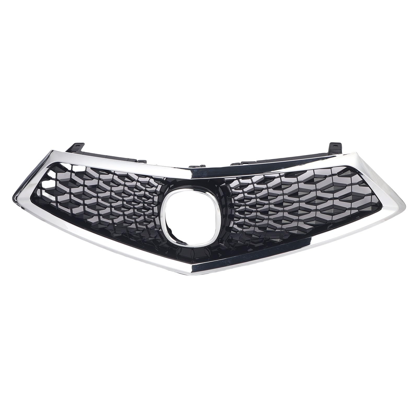 Vorderer Mitte Kühlergrill Schwarzer Plastikgrill für TLX 2018-2020 Verbesserung der Motorkühlung Sportliches Design von KIMISS