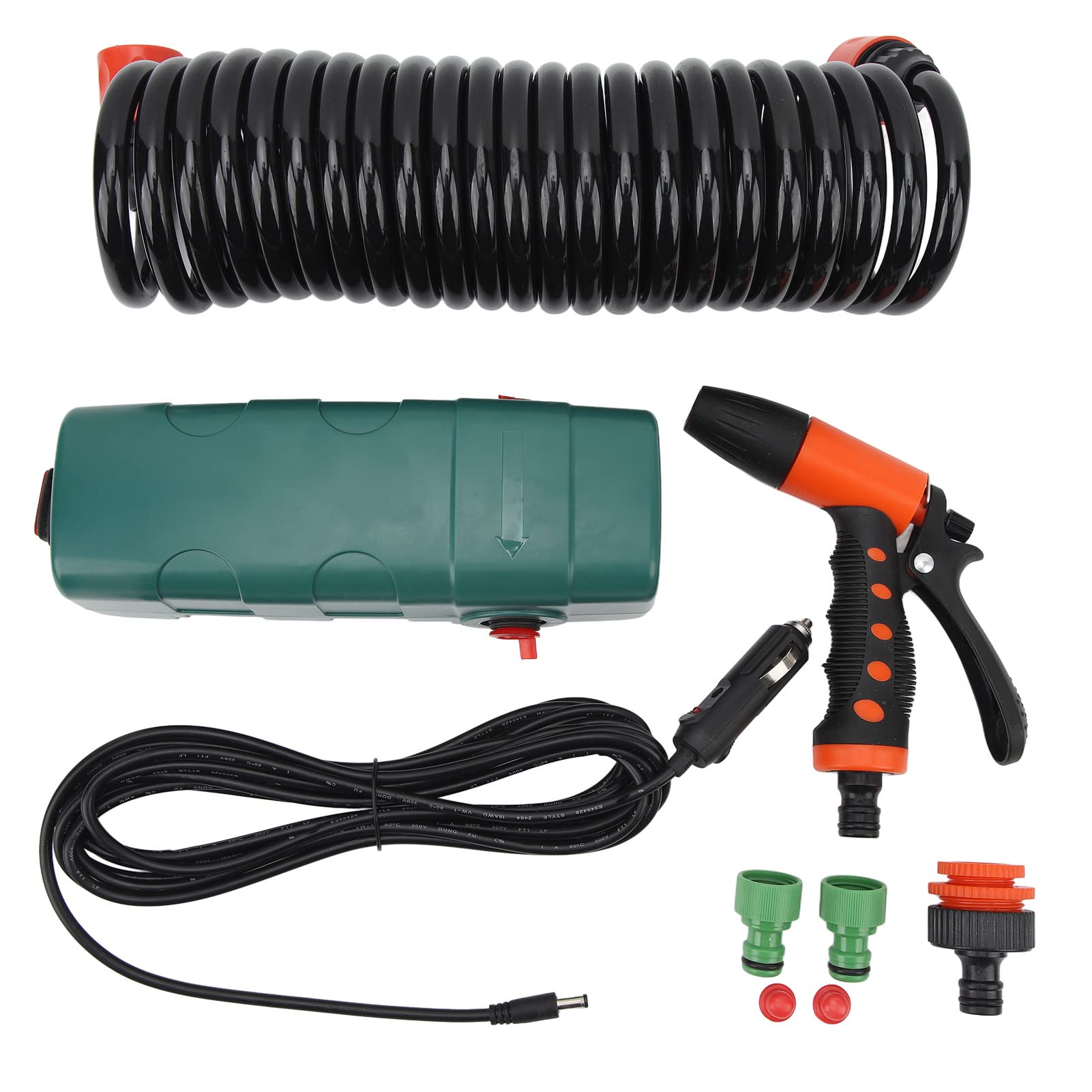 Washdown-Deck-Waschpumpen-Kit Washdown-Deck-Reinigungspumpen-Kit 12 V 1,8 GPM 5,5 BAR Effizientes Tragbares Deck-Membranpumpen-Reinigungssystem für den Wohnmobil-Bootsgarten von KIMISS