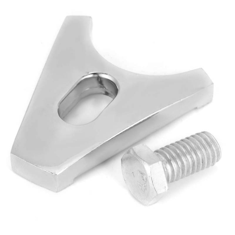 Zündverteiler-Halterung,Verteilerklemme aus Chromstahl mit Schraube Verteilerklemme Niederhalter aus Chromstahl SBC BBC Fit für DISTRIBUTOREN V8 & V6 von KIMISS