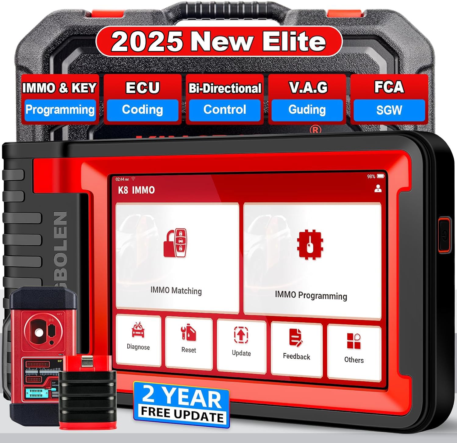 KINGBOLEN K8 IMMO Obd2 Diagnosegerät Für Alle Fahrzeuge,Vollständige Schlüsselprogrammierung Obd2 Diagnosegerät Auto Mit 24 Reset Service,ABS, Öl, EPB, DPF USW. KINGBOLEN K8 IMMO Obd2 Diagnosegerät Für Alle Fahrzeuge,Vollständige Schlüsselprogrammierung Obd2 Diagnosegerät Auto Mit 24 Reset Service,ABS, Öl, EPB, DPF USW. von KINGBOLEN