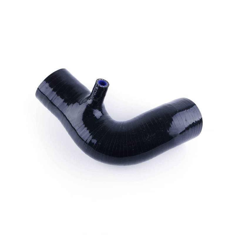 1PC 4PLY for 2002-2006 R53 CooperS Supercharged Silikon Intake Anschluss Schlauch Ersatz Auto Teile 2003 2004 2005(Gloss Black) von KIOOS