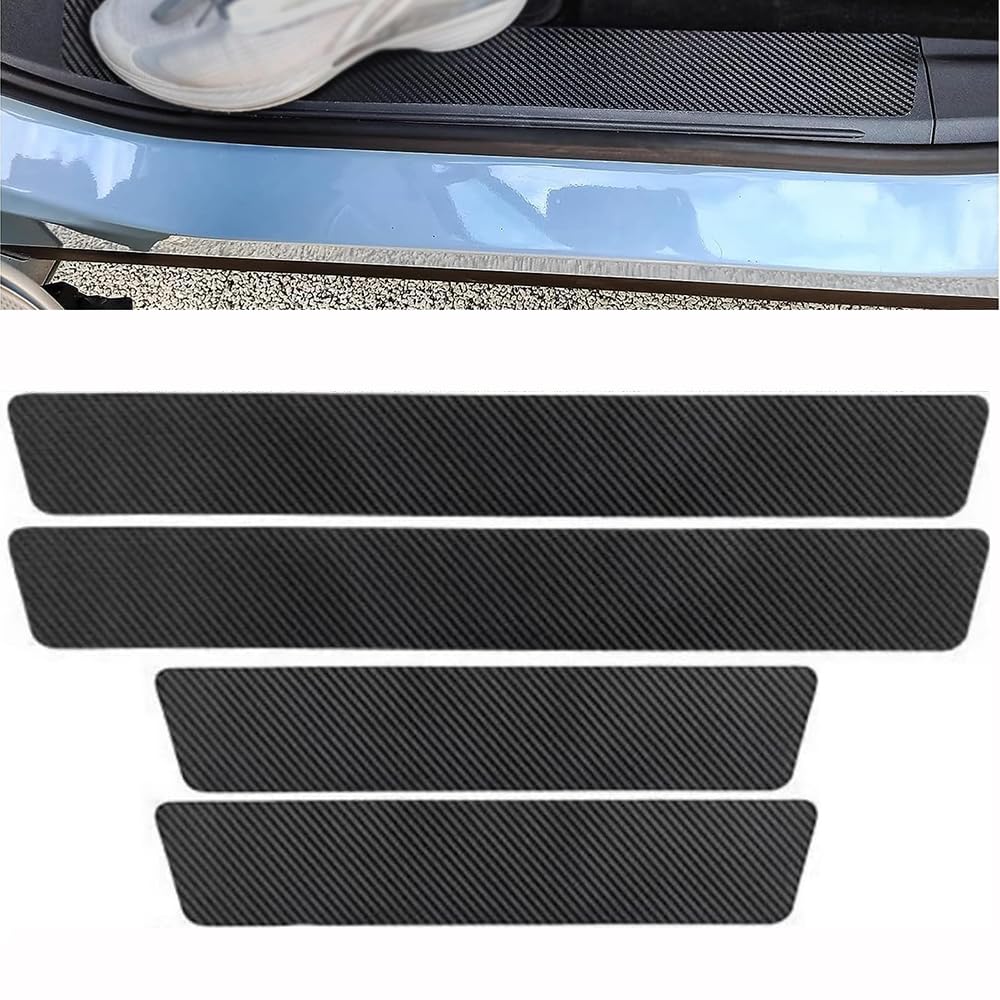 Auto Einstiegsleisten Schutzfolie, Für BMW i4 (G26) M50 2021-2023 Auto Pedal Türschweller Kratzschutz Abdeckung Innen-Styling-Zubehör,4 pcs von KIPPOT