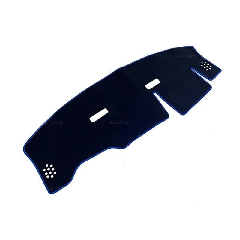 Armaturenbrett Abdeckung Dashmat Abdeckung Pad Für VW Für Transporter T4 Für EuroVan Für Vanagon Für Caravelle 1990-2004 Dashboard Matte Sonnenschirm Teppich Zubehör Armaturenbrett Teppich(Blue Edge,L von KIRYU