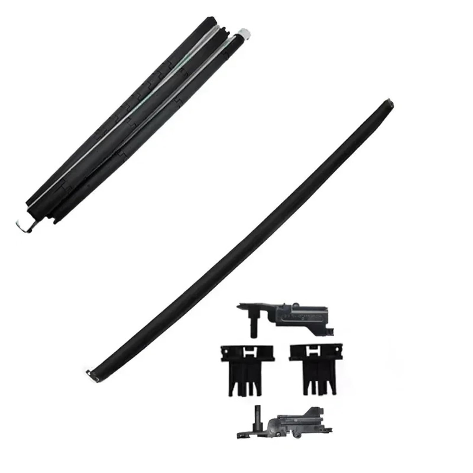 Autofenster Sonnenschutz 8T0877307 8T0877307QS8 Für A5 Für Quattro 2008-2016 S5 RS5 Auto Dach Zelt Markise Schiebedach Montage Schwarz Grau Beige 8T08773074T2 Sonnenblende(Black Only Cloth) von KIRYU