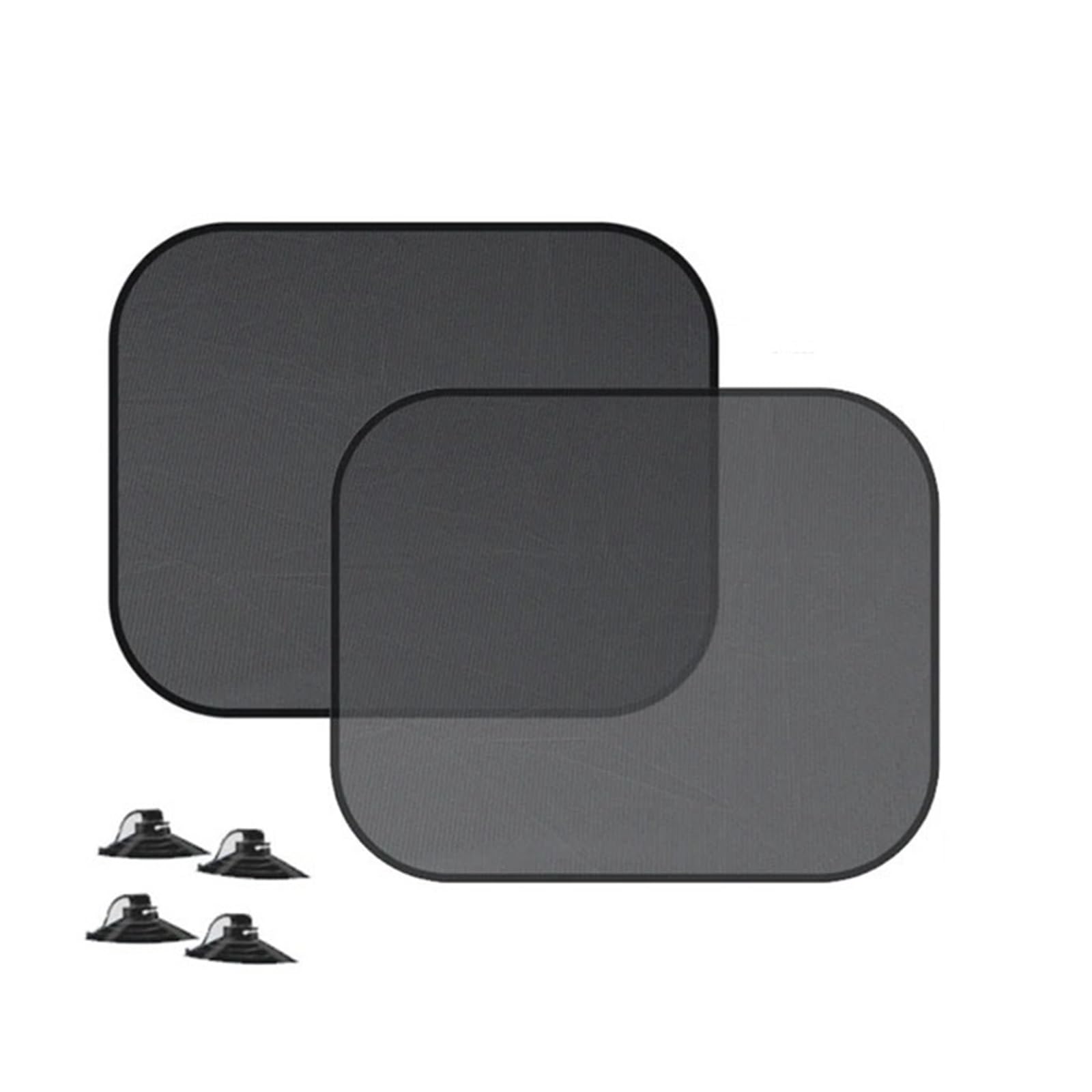 Autofenster Sonnenschutz Auto-Sonnenschutzabdeckungen Universal-Windschutzscheiben-Klappvisier Reflektor Windschutzscheibe Autofenster-Sonnenschutz Zubehör Sonnenblende(B 2pcs) von KIRYU