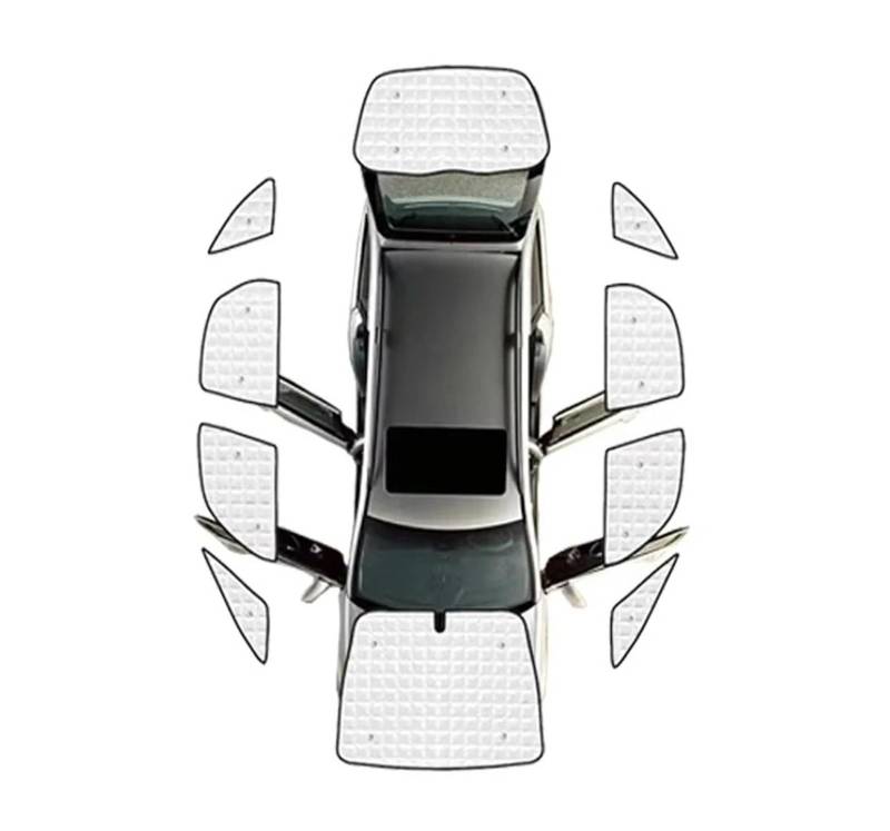 Autofenster Sonnenschutz Für Citroen Für Xsara Für Picasso 2004 2005 2008 2000~2010 Autovisier Sonnenschutzfenster Sonnenschutzrolloabdeckung Innenteil Sonnenblende(All Sunshades) von KIRYU
