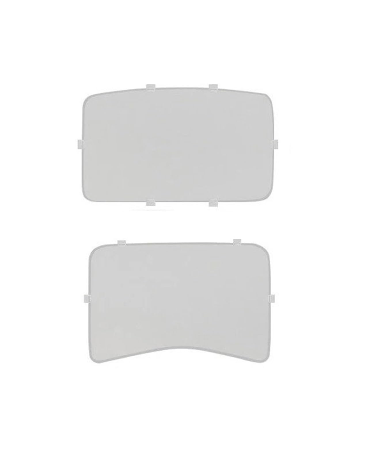 Autofenster Sonnenschutz Für Tesla Für Modell 3+ Highland 2024 Für Model3 2023 Sonnenschirm Glas Sonne Dach Schatten Dachfenster Rollo Beschattung Vorne Hinten Schiebedach Sonnenblende(3 Highland Gray von KIRYU