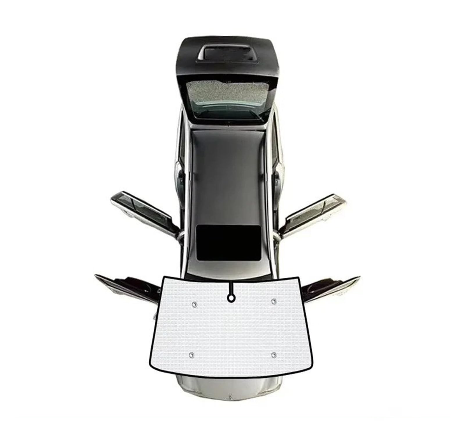 Autofenster Sonnenschutz Für VW Für Golf 7 Für Golf7 Mk7 2013~2021 Auto-Sonnenschutz Windschutzscheibe Anti-UV-Visier Jalousien Abdeckung Innen Autoteile Sonnenblende(Front Windshield) von KIRYU