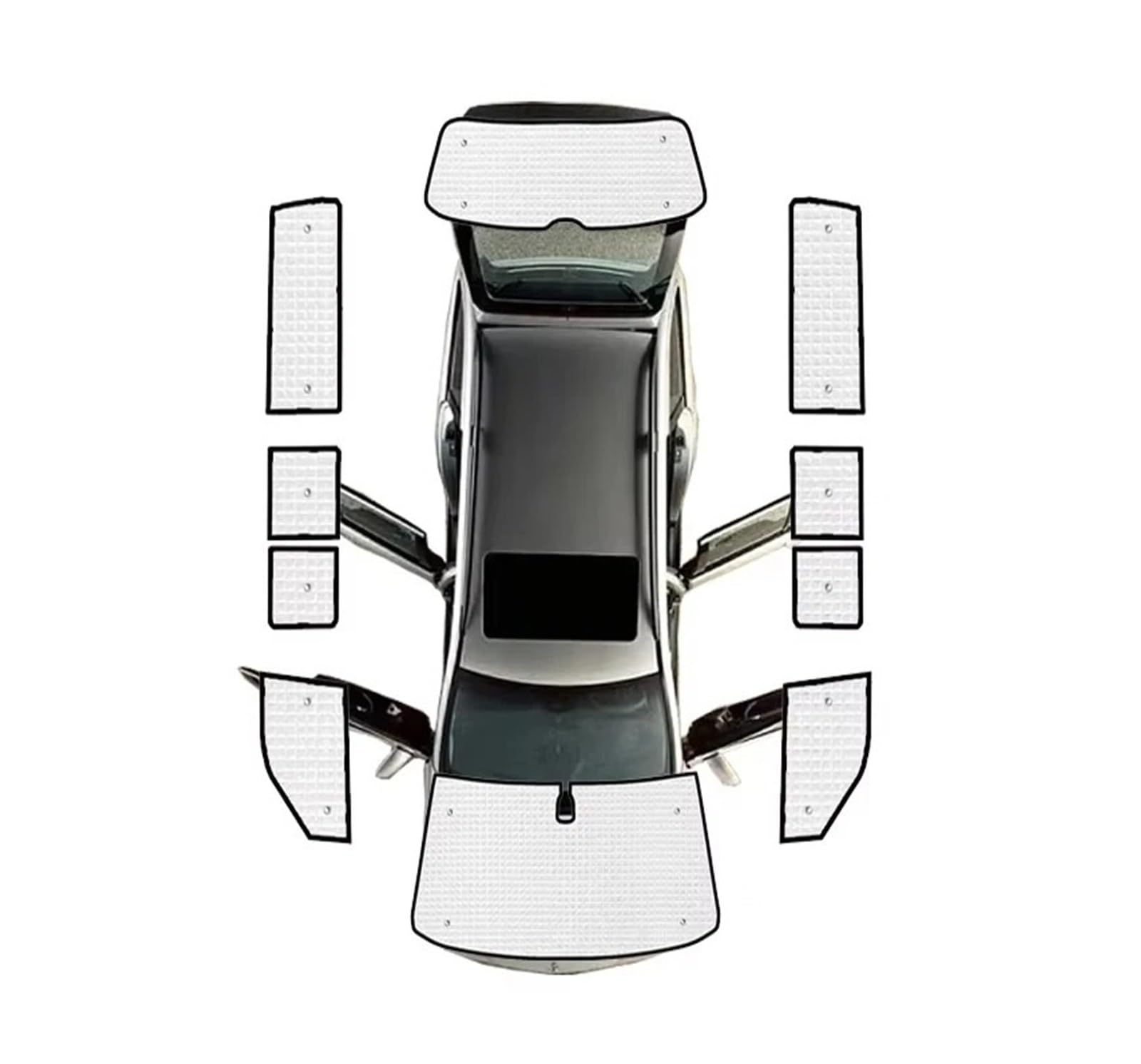 Autofenster Sonnenschutz Für VW Für Transporter Für Caravelle Für Multivan Für Doubleback T5 Für LWB 2003~2015 Sonnenschutz Anti-UV-Visier-Jalousieabdeckung Camper-Teile Sonnenblende(All Sunshades) Autofenster Sonnenschutz Für VW Für Transporter Für Caravelle Für Multivan Für Doubleback T5 Für LWB 2003~2015 Sonnenschutz Anti-UV-Visier-Jalousieabdeckung Camper-Teile Sonnenblende(All Sunshades) von KIRYU
