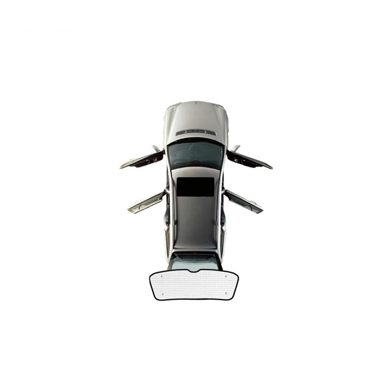 Autofenster Sonnenschutz Für VW Für Transporter Für Multivan Für Caravelle T6 T6.1 Für SWB 2015~2023 Vollständige Abdeckung Sonnenschutz Schutzvisiere Autozubehör Sonnenblende(Rear Windshield) von KIRYU
