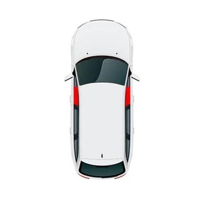 Autofenster Sonnenschutz Magnetischer Autofenster-Sonnenschutz Für VW Für Golf 7 Für VII Für Variant Für Wagon 2013-2020 Vorhangnetz-Frontscheibenvorhang Sonnenblende(2PCS Front) von KIRYU