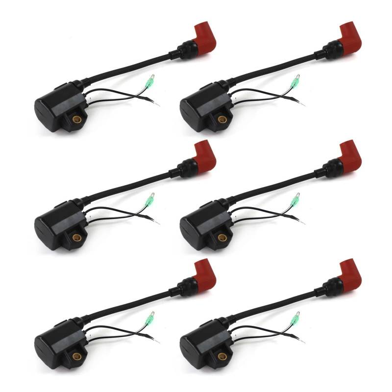 Zündspule 6Pcs Zündspule Für 100HP 115HP 130HP 140HP 150HP 175HP 200HP 225HP 2 Storke Motor 6R3-85570-01-00 6R3-85570-01-00 Zündeinheit von KIRYU