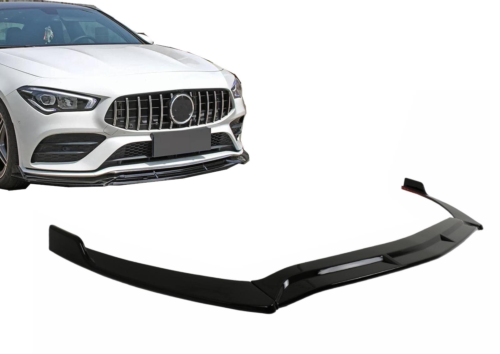 KITT FBSMBW118 Frontstoßstangen-Spoilerlippe kompatibel mit CLA X118 C118 Sport Line CLA35 2019-2023 von KITT Keep driving with us!