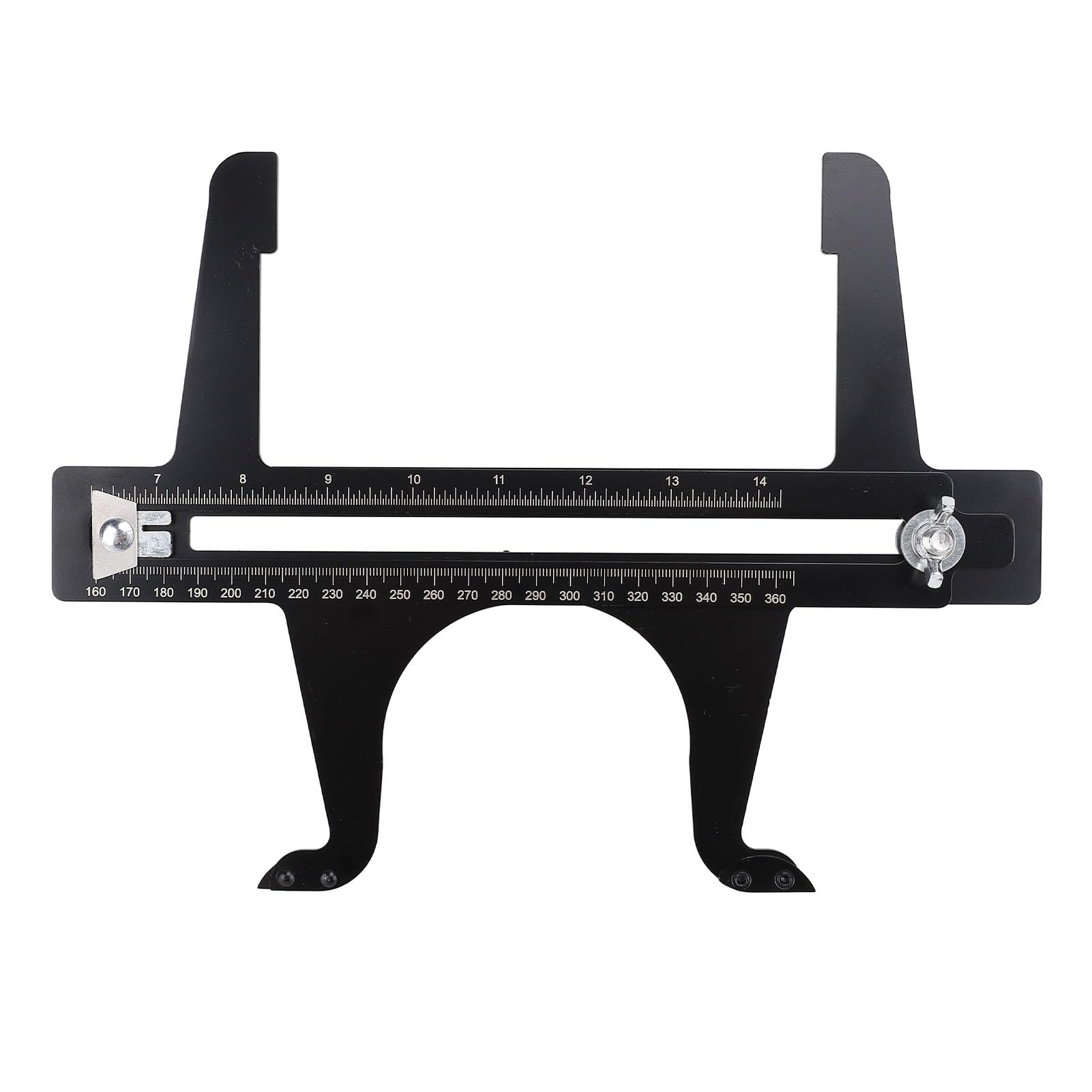 KJAOYU Brake Resetting Gauges, Brake Measuring Tool, 6.5-14.25in Brake Resetting Gauges Tool, Double Scale Stainless Steel Brake Drum Measuring Tool for Accurate Adjustment in KJAOYU Brake Resetting Gauges, Brake Measuring Tool, 6.5-14.25in Brake Resetting Gauges Tool, Double Scale Stainless Steel Brake Drum Measuring Tool for Accurate Adjustment in von KJAOYU