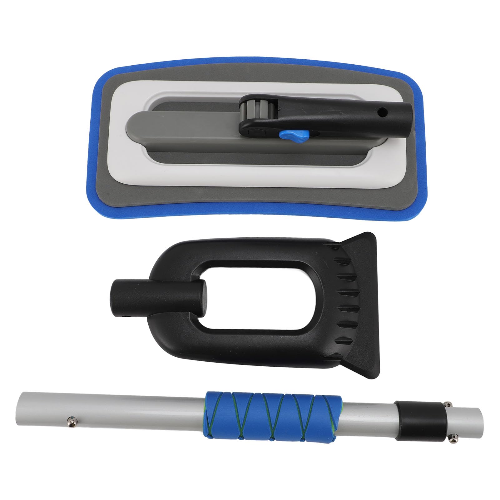 KJAOYU Ice Scrapers for Car Windshield, Car Snow Scraper with Ergonomic Handle - 3-Piece Ice Scraper and Snow Broom Set for Efficient Windshield Clearing - Ideal for Winter Weather (Blue) von KJAOYU