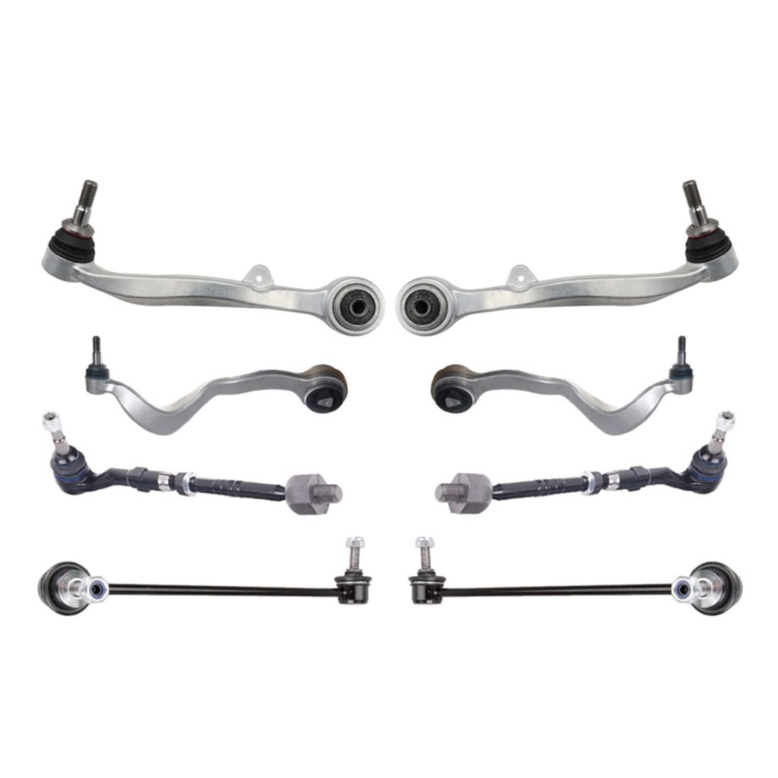 8 Teile/Satz Reparatursätze Querlenker Kompatibel mit 6 (E63) E (E65, E66) 313067815547 von KJARIVLOP