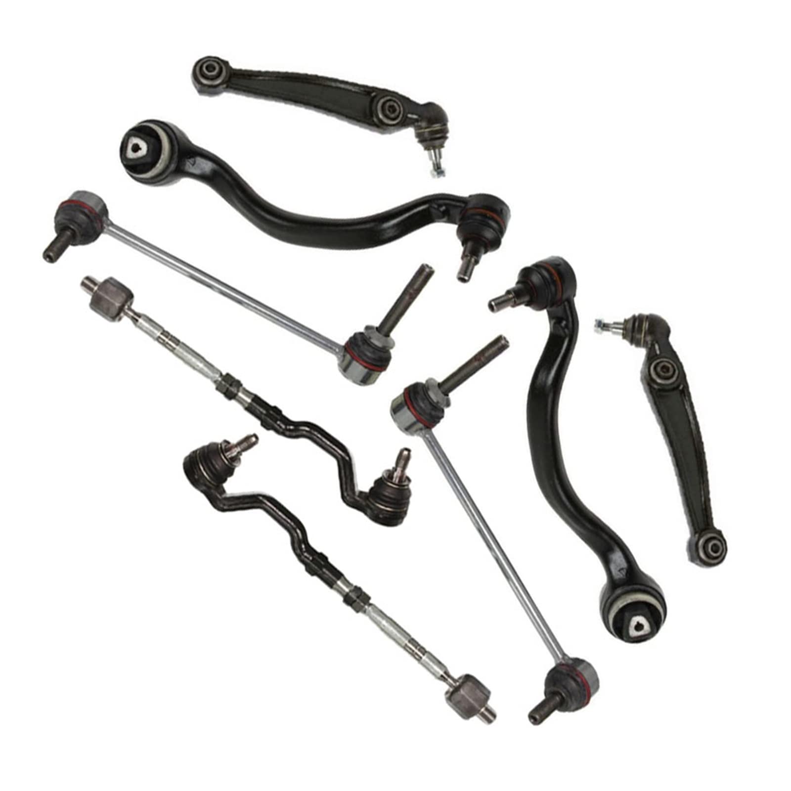 8-teiliges Ersatz-Querlenker-Kit for Aufhängung, kompatibel mit X5 (E70), X6 (E71, E72) 31126773949 31126771893 32106793496 31356773024 von KJARIVLOP