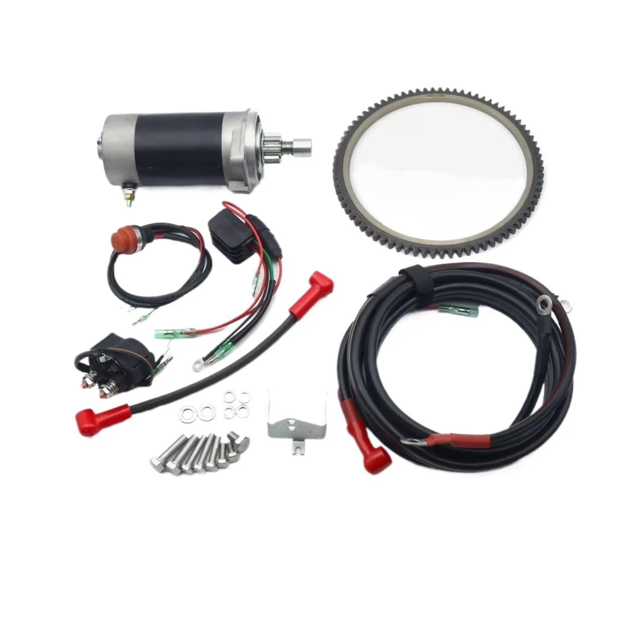 Außenbordmotor-Starterkit, kompatibel mit Tohatsu Mercury F20 20 PS EFI 4-Takt-Bootsmotor, Elektrostarterkit von KJARIVLOP