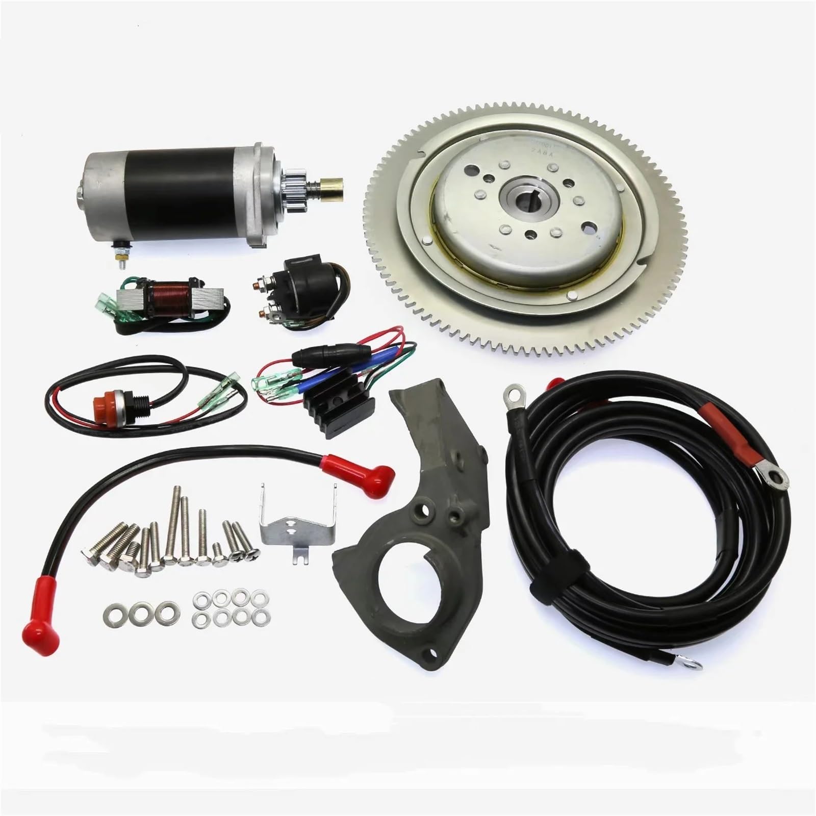 Elektrostarter-Kit, kompatibel mit Yamaha Parsun Hangkai T30, 2-Takt-Außenbordmotor, 30 PS, Elektrostarter-Umrüstsatz von KJARIVLOP