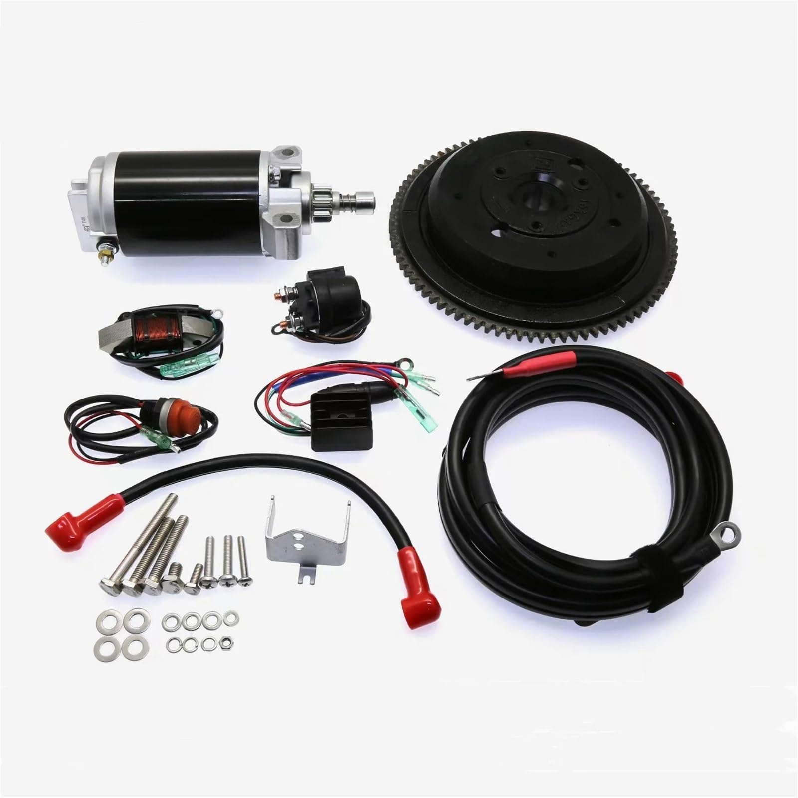 Elektrostarter-Kit, kompatibel mit Yamaha Parsun Hangkai T40, 2-Takt-Außenbordmotor, 40 PS, Elektrostarter-Umrüstsatz von KJARIVLOP