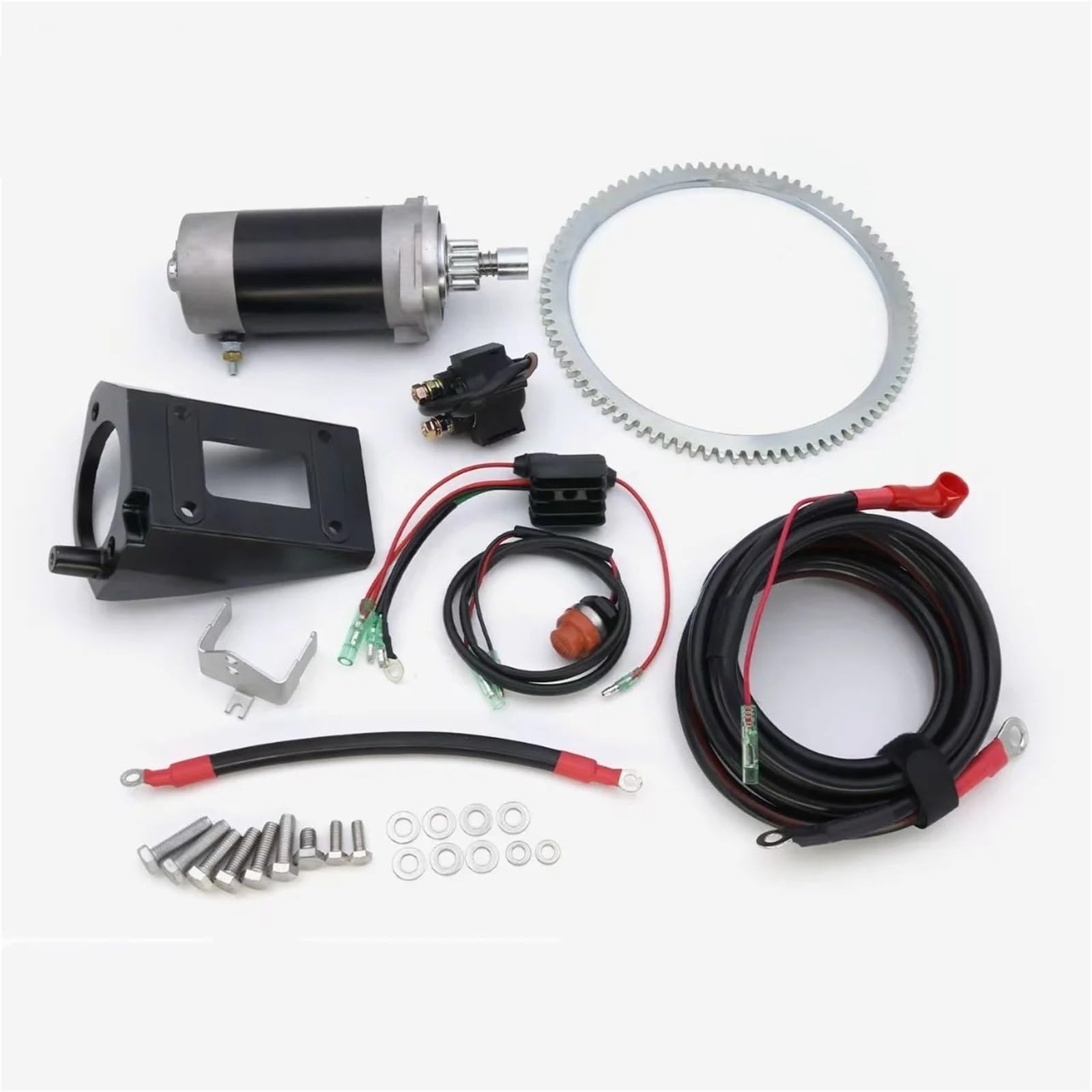 Elektrostarter-Kit kompatibel mit Suzuki DT30 30 PS 2-Takt-Außenbordmotor, Anlasser, Relais, Kabel, Gleichrichter Elektrostarter-Kit kompatibel mit Suzuki DT30 30 PS 2-Takt-Außenbordmotor, Anlasser, Relais, Kabel, Gleichrichter von KJARIVLOP