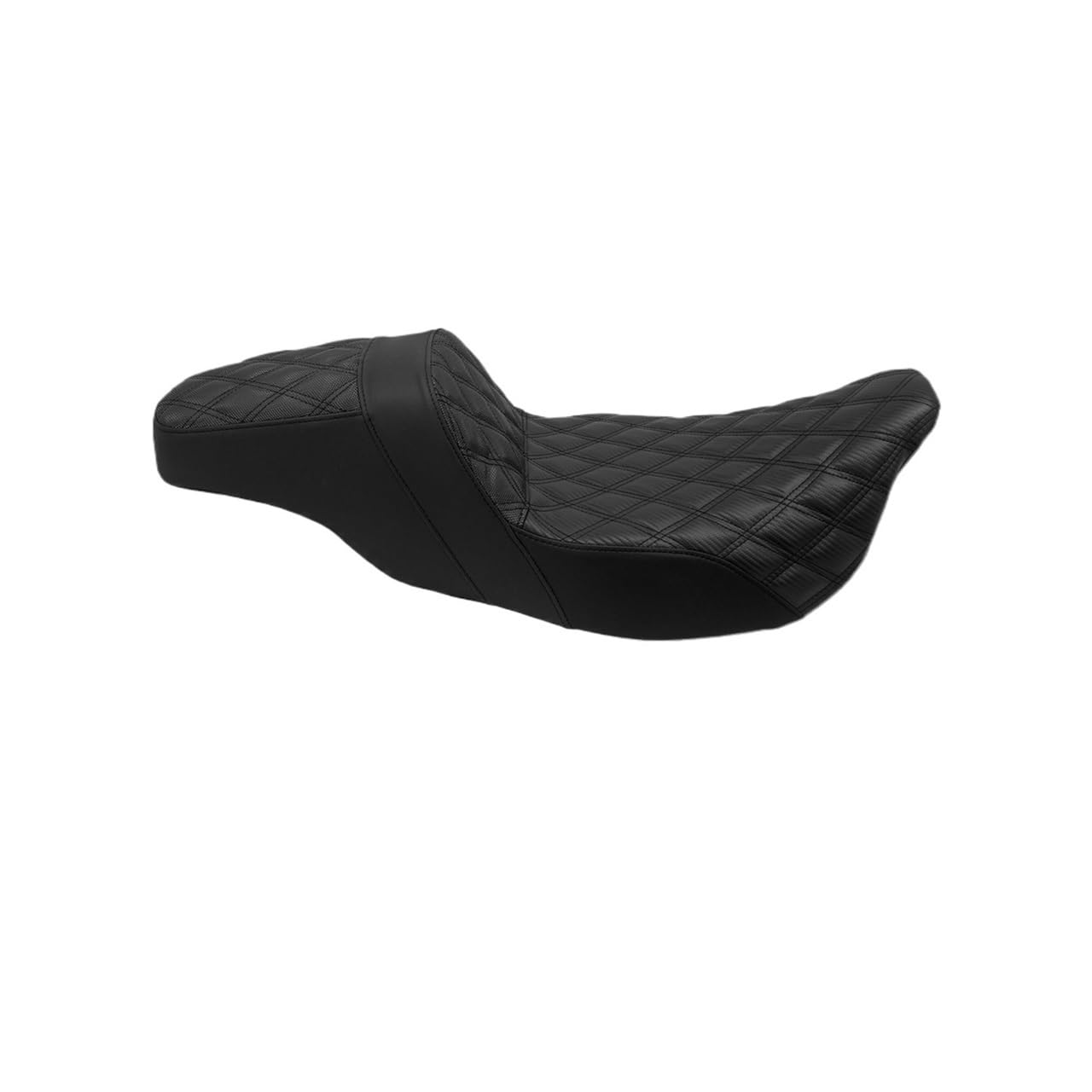Motorrad Roller Sitzbezug Motorrad Fahrer Passagier Kissen Sitz Zwei-Up Vorne Hinten PU Sitz Für Ha&rley FLHT FLHR FLHX 2008-2023 Sitzbezug von KJERUL