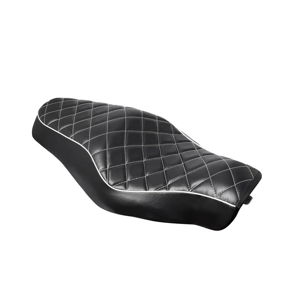 Motorrad Roller Sitzbezug Motorrad Fahrer- Und Beifahrersitzkissen PU Für Ha&rley Für Sportster Für Da&vidson XL 883 1200 48 2010–2016 von KJERUL