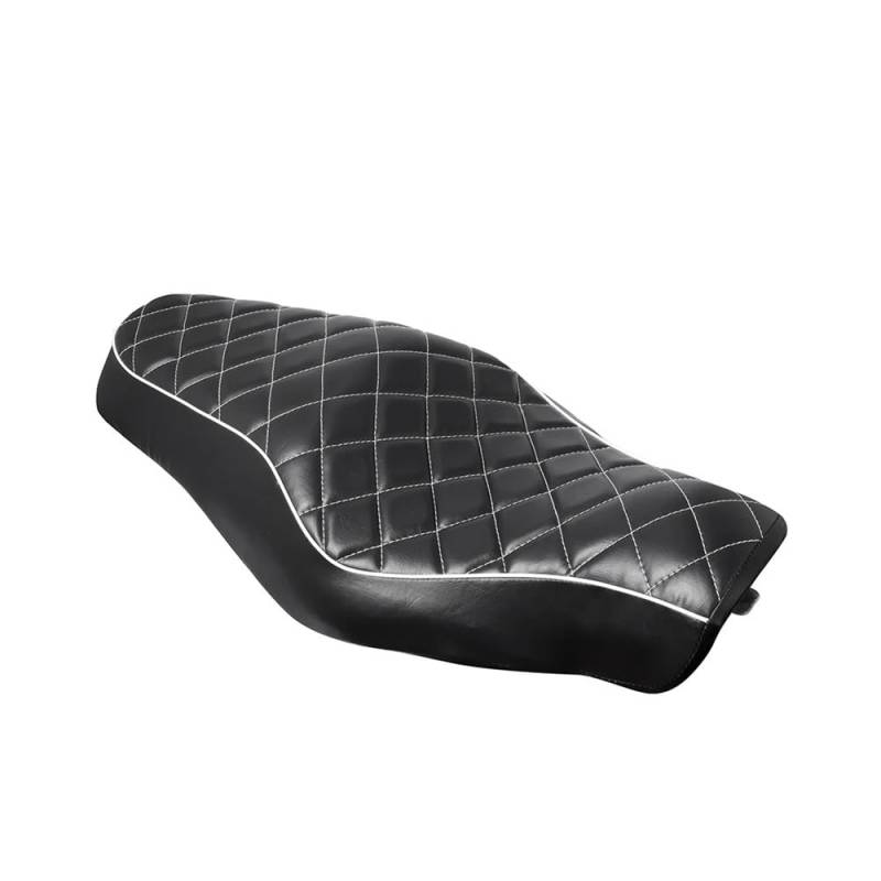 Motorrad Roller Sitzbezug Motorrad Fahrer- Und Beifahrersitzkissen PU Für Ha&rley Für Sportster Für Da&vidson XL 883 1200 48 2010–2016 von KJERUL