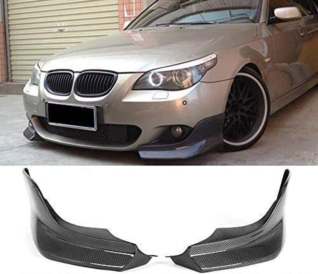 Auto Frontspoiler Frontlippe Spoiler für BMW E60 M Tech M Sport 2006 2007 2008 2009 2010 | FrontstoßStange Splitter FrontstoßStangenlippe Autoantikollisionsschutz von KJGE