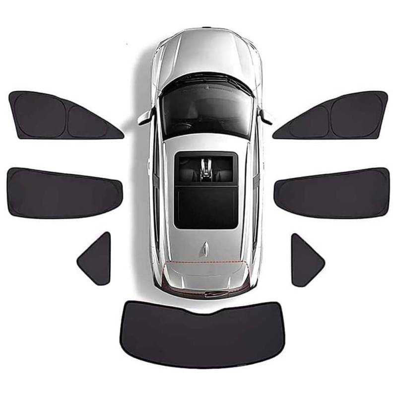 Auto Sonnenblenden für Audi A6 Travel Edition 4G 2016-2025, Sonnenschutz Und Wärmeisolierung, Auto Seitenfensterblende ZubehöR,E/7 Wholecar von KJUHYHBhHHg