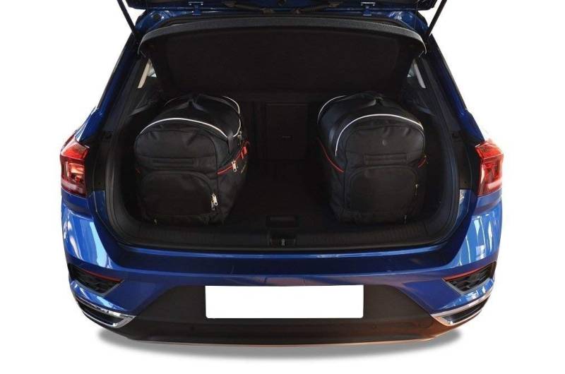KJUST Dedizierte Kofferraumtaschen 3 stk kompatibel mit VW T-ROC I 2017+ CarBags von KJUST