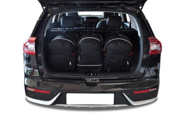 KJUST Dedizierte Kofferraumtaschen 3 stk kompatibel mit KIA NIRO I 2016-2022 von KJUST
