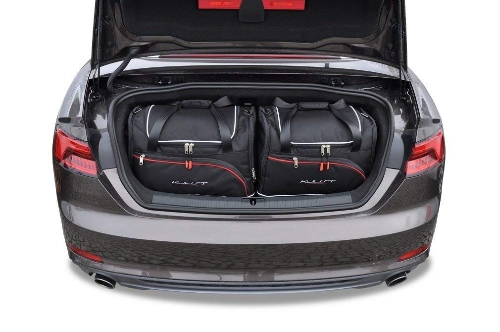 KJUST Dedizierte Kofferraumtaschen 4 STK kompatibel mit Audi A5 Cabrio B9 2017 - von KJUST