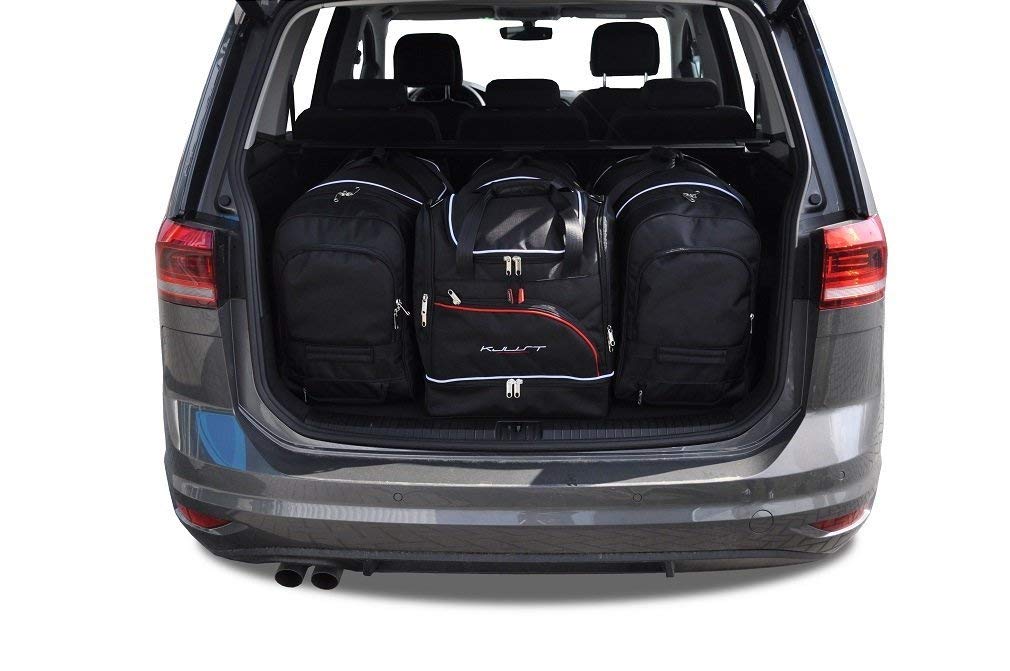 KJUST Dedizierte Kofferraumtaschen 4 stk kompatibel mit VW TOURAN III (5T) 2015+ von KJUST