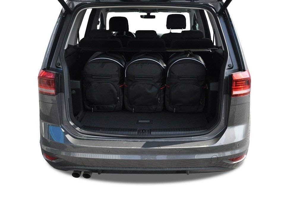 KJUST Dedizierte Kofferraumtaschen 5 stk kompatibel mit VW TOURAN III (5T) 2015+ von KJUST