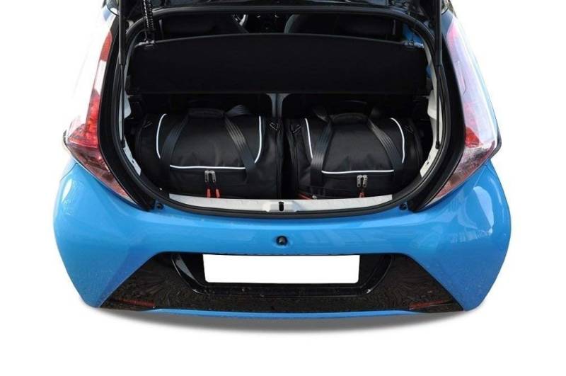 KJUST Dedizierte Kofferraumtaschen 2 stk kompatibel mit TOYOTA AYGO II (B4) 2014-2021 von KJUST