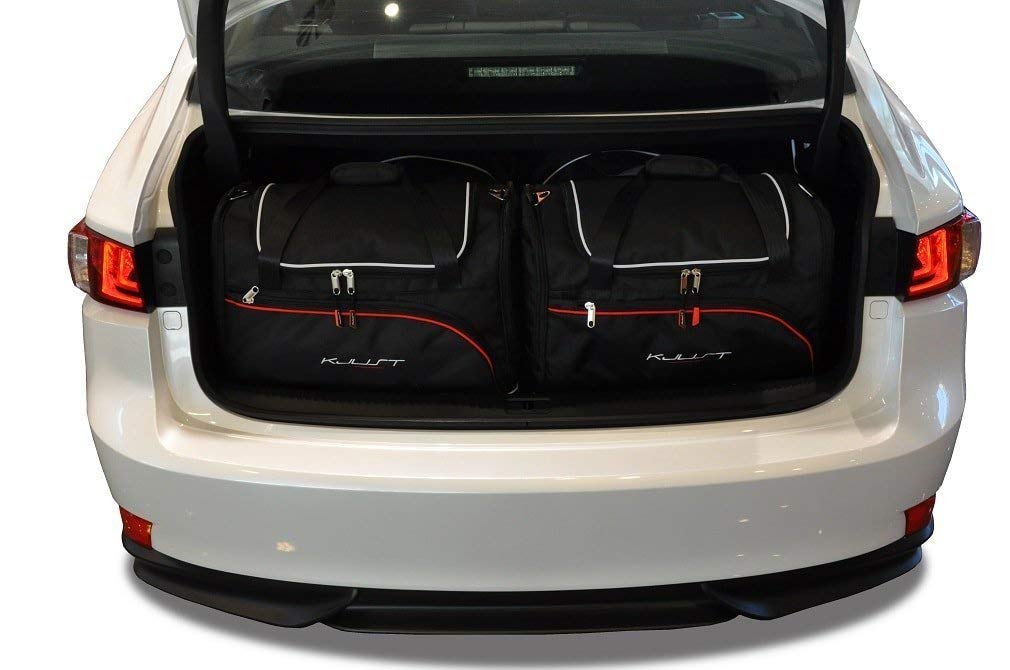 KJUST Kofferraumtaschen 4 stk kompatibel mit LEXUS IS HEV III (XE30) 2013-2020 von KJUST