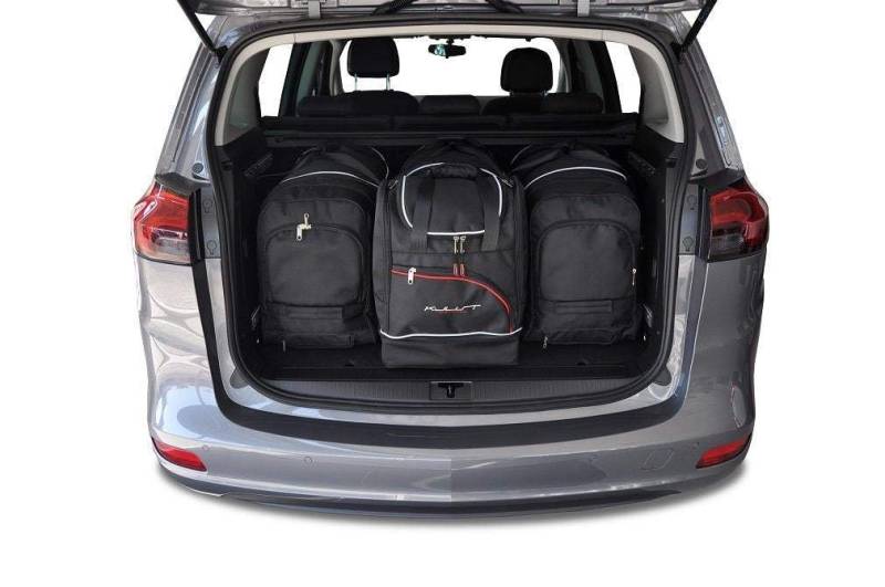 KJUST Dedizierte Kofferraumtaschen 4 stk kompatibel mit OPEL ZAFIRA C 2011-2019 von KJUST