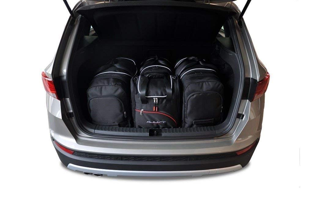 KJUST Dedizierte Reisetaschen 4 STK kompatibel mit SEAT ATECA I 2016+ Car Bags von KJUST