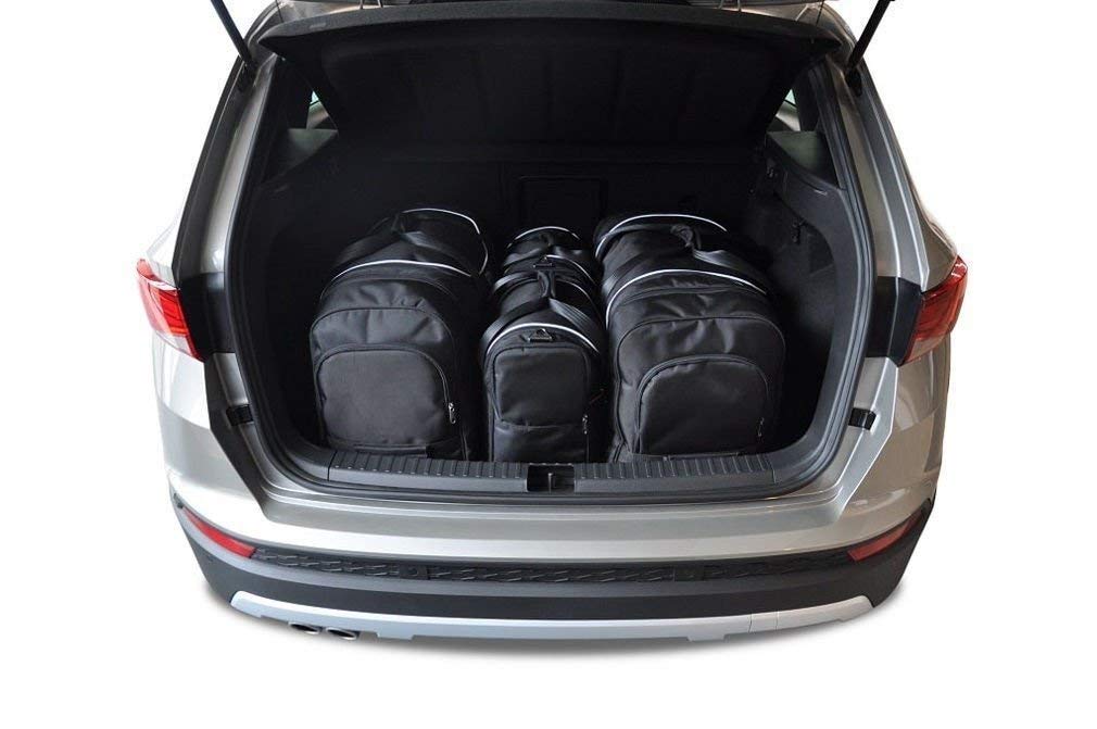 KJUST Dedizierte Reisetaschen 4 STK kompatibel mit SEAT ATECA I 2016+ Car Bags von KJUST
