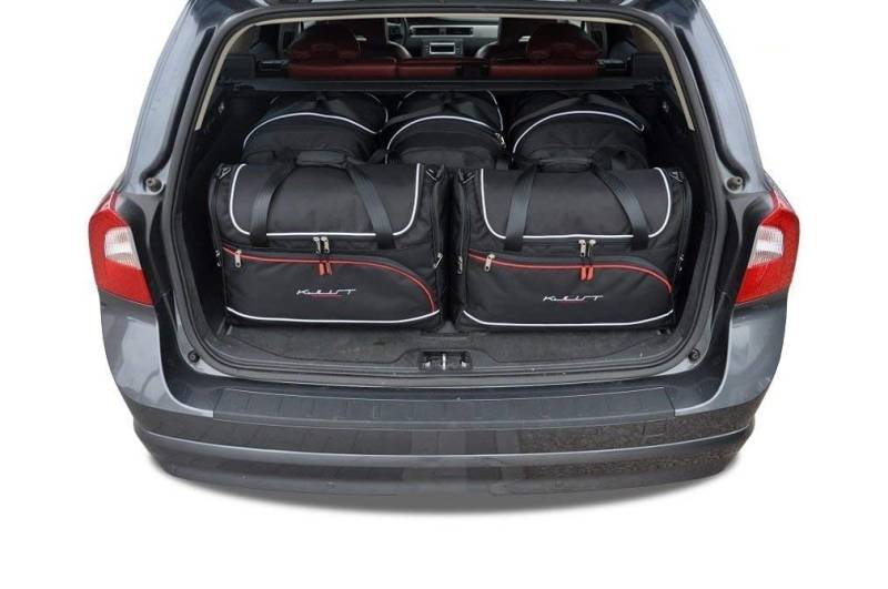 KJUST Dedizierte Kofferraumtaschen 5 stk kompatibel mit VOLVO XC70 II 2007-2016 von KJUST