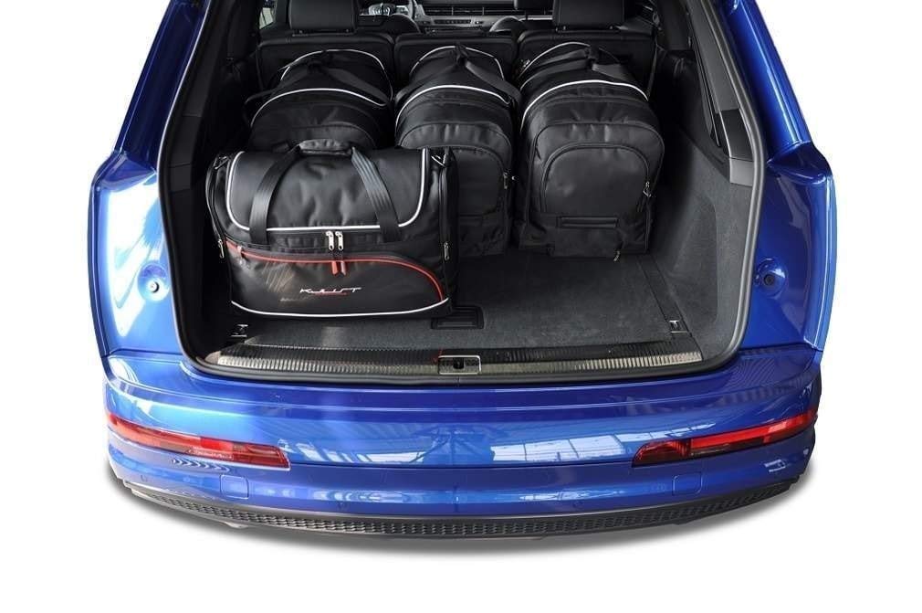 KJUST Dedizierte Kofferraumtaschen 5 stk kompatibel mit AUDI Q7 II (4M) 2015+ von KJUST