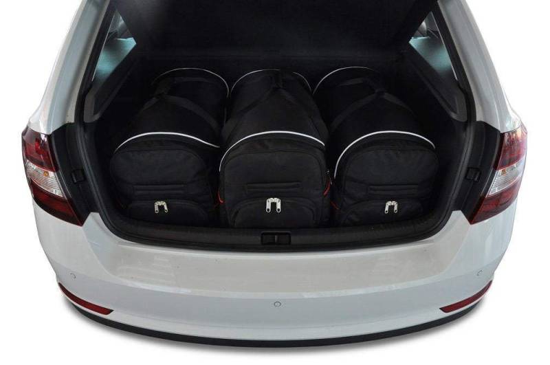KJUST Kofferraumtaschen 3 stk kompatibel mit SKODA RAPID SPACEBACK II 2012-2018 von KJUST
