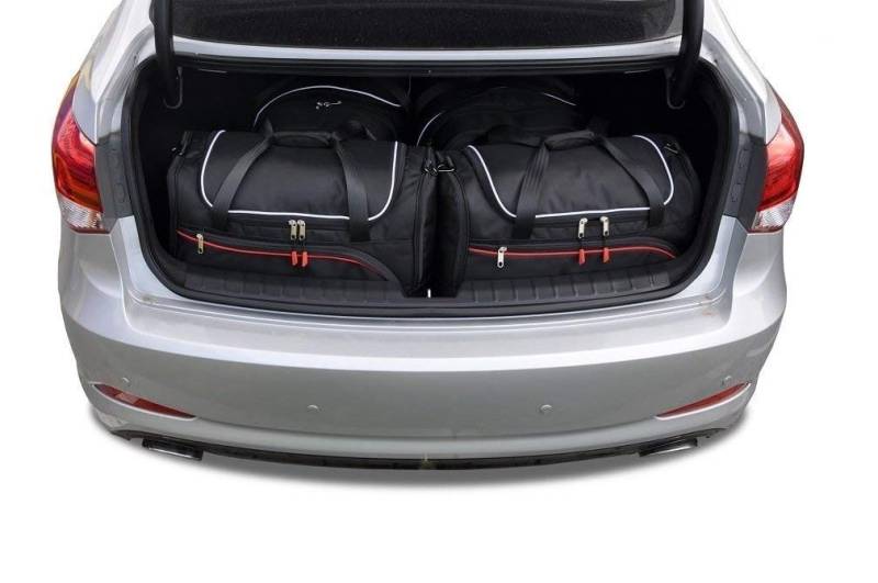 KJUST Kofferraumtaschen 4 STK kompatibel mit Hyundai i40 Limousine I 2011-2018 von KJUST