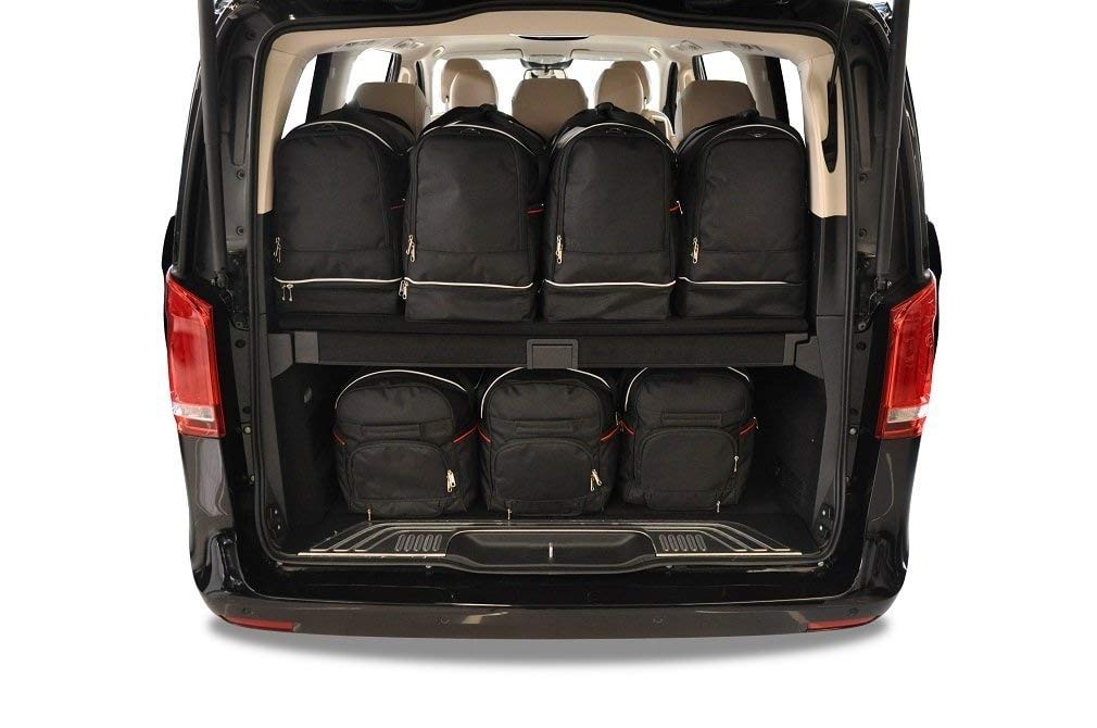KJUST Kofferraumtaschen 7 stk kompatibel mit MERCEDES-BENZ V LONG W447 2015 - von KJUST