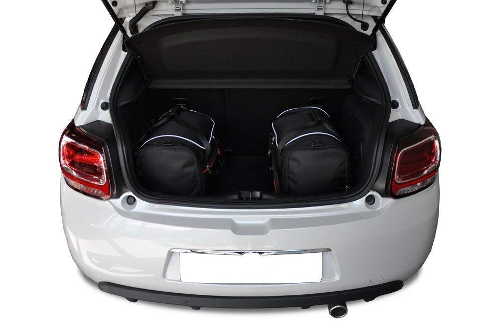 KJUST Kofferraumtaschen 3 STK kompatibel mit Citroen DS3 Hatchback I 2009-2016 von KJUST