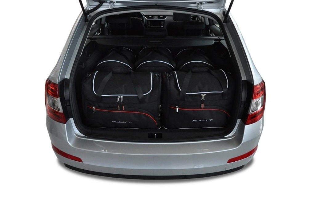 KJUST Kofferraumtaschen 5 stk kompatibel mit SKODA OCTAVIA KOMBI III 2013-2020 von KJUST