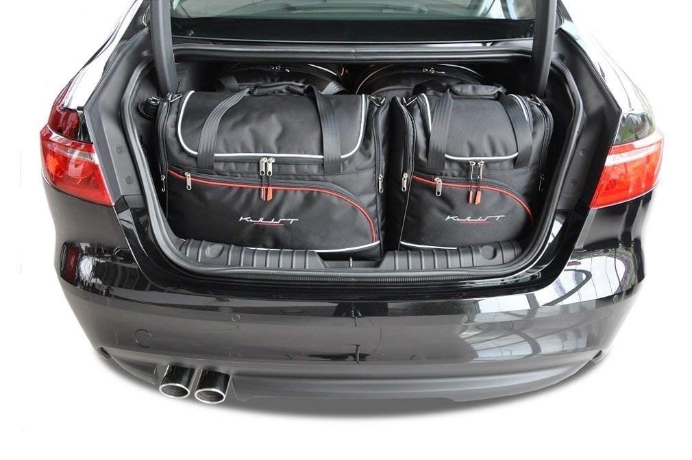 KJUST Kofferraumtaschen 4 stk kompatibel mit JAGUAR XF LIMOUSINE X260 2015-2020 von KJUST