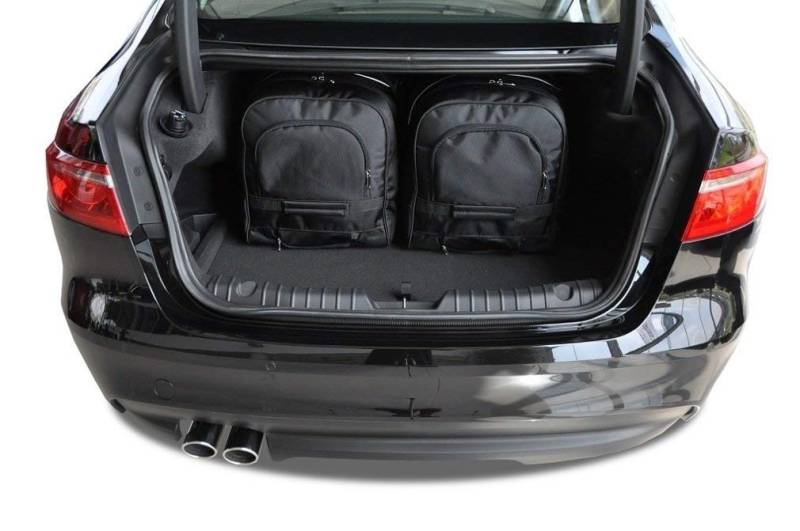 KJUST Kofferraumtaschen 4 stk kompatibel mit JAGUAR XF LIMOUSINE X260 2015-2020 von KJUST
