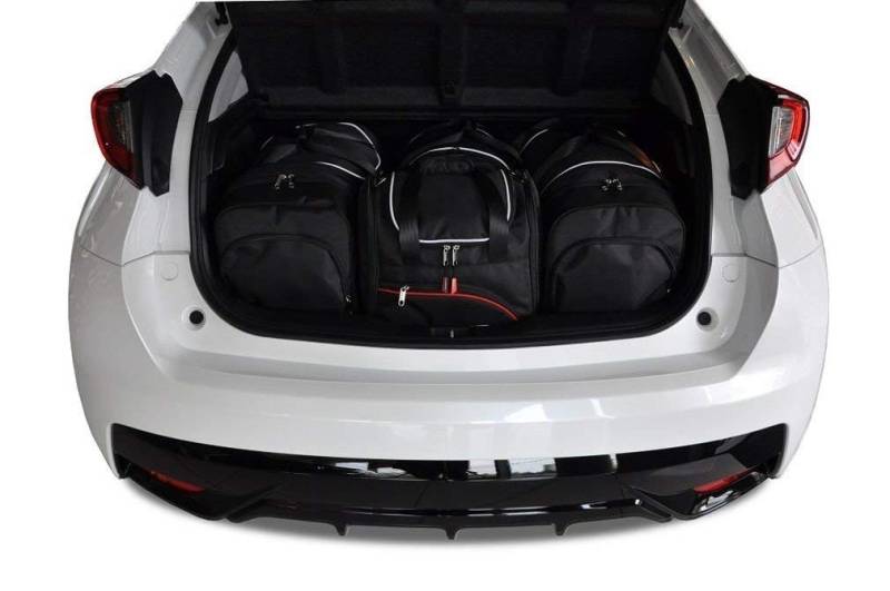 KJUST Kofferraumtaschen 4 STK kompatibel mit Honda Civic Hatchback IX 2012-2017 von KJUST